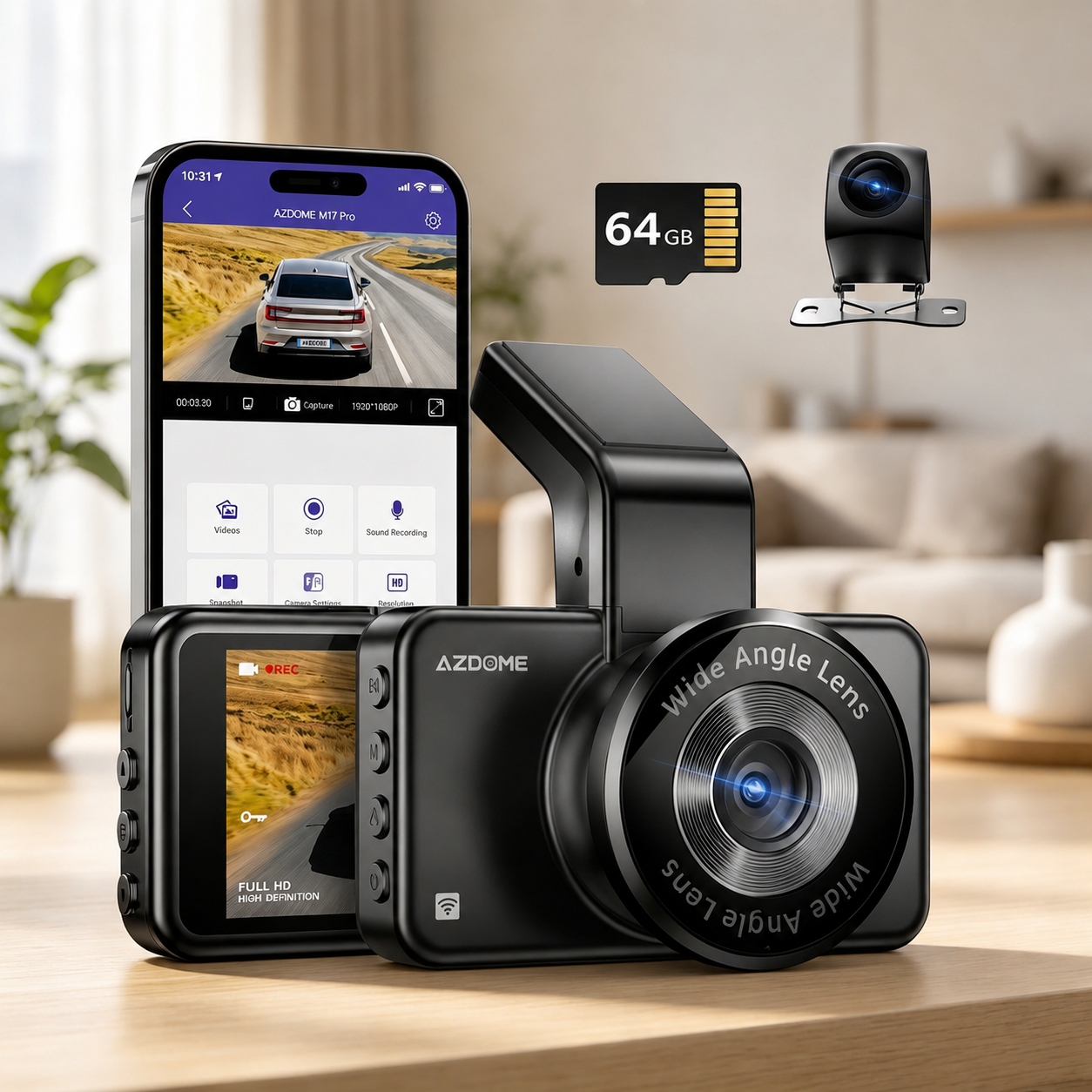 Summer Road Trip Essentials: Why the AZDOME M17 Pro Dual Channel Dash Cam Is a Must-Have