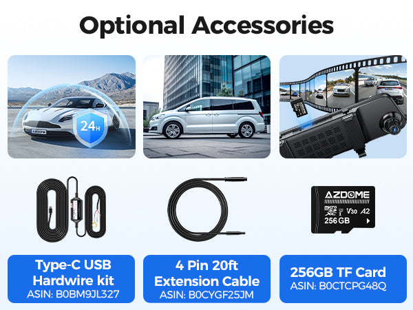 AZDOME PG17 Max 4K+2.5K Mirror Dash Cam with ADAS, BSD and LCA, 12" Rear View Mirror Camera with 5GHz WiFi and Voice Control