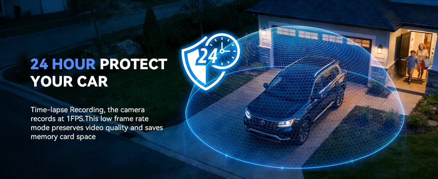 AZDOME M350 3/4‑Channel Dash Cam | 2K Front + 1080P x3 | 5G WiFi GPS | Voice Control | IR Night Vision