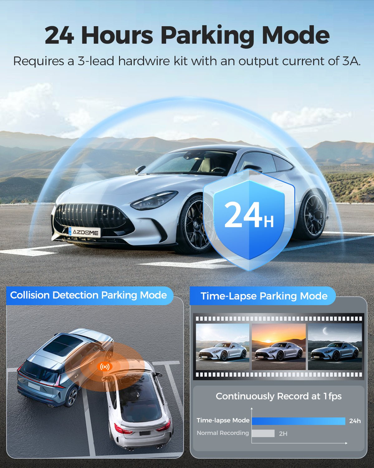 AZDOME PG17 Max Ultra 4K+4K Dual Mirror Dash Cam | STARVIS 2 Night Vision & ADAS - AZDOME Official Stores