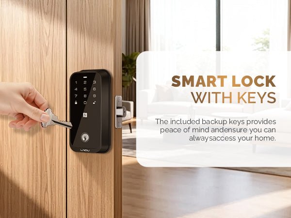 LNDU HK01 Smart Lock | Apple HomeKit Integration | Biometric Fingerprint & NFC - AZDOME Official Stores