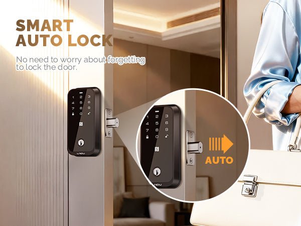 LNDU HK01 Smart Lock | Apple HomeKit Integration | Biometric Fingerprint & NFC - AZDOME Official Stores