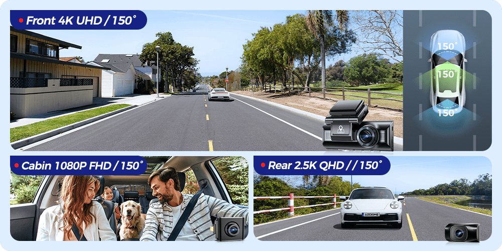 Multi-Channel Systems (360° Protection) - AZDOME Official Stores