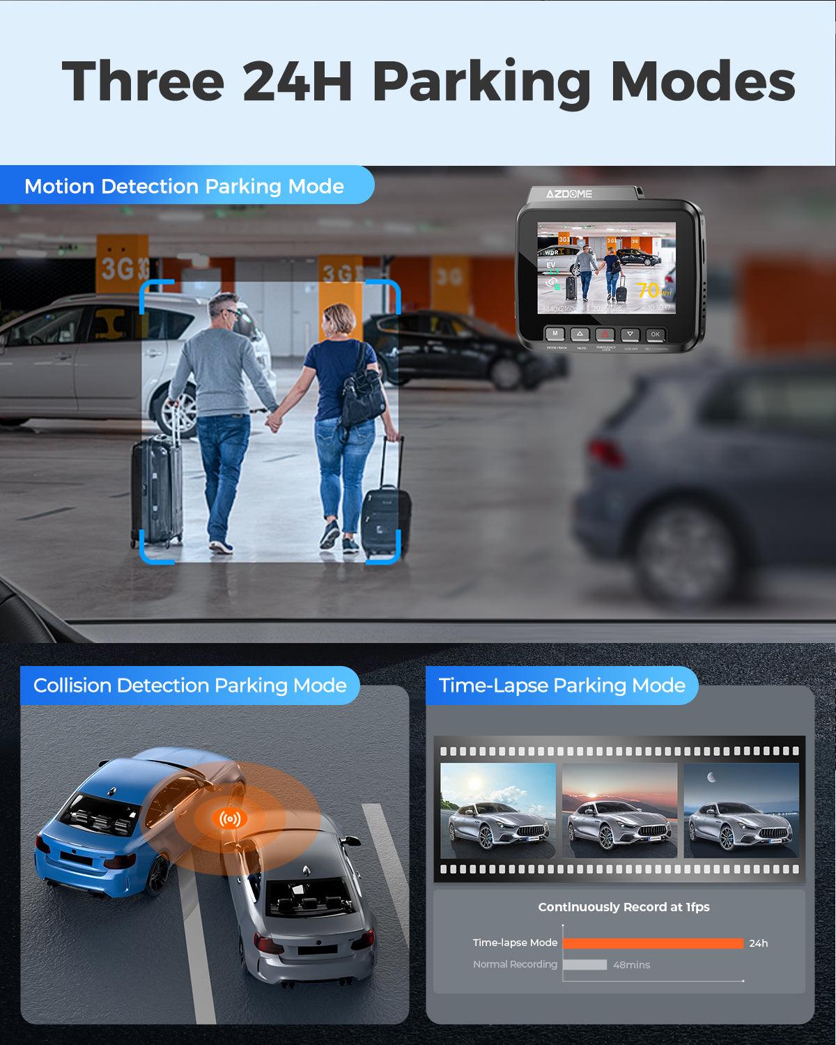 AZDOME GS63H Pro 2CH Dash Cam 4K with Super Night Vision 24H Parking Mode - AZDOME Official Stores