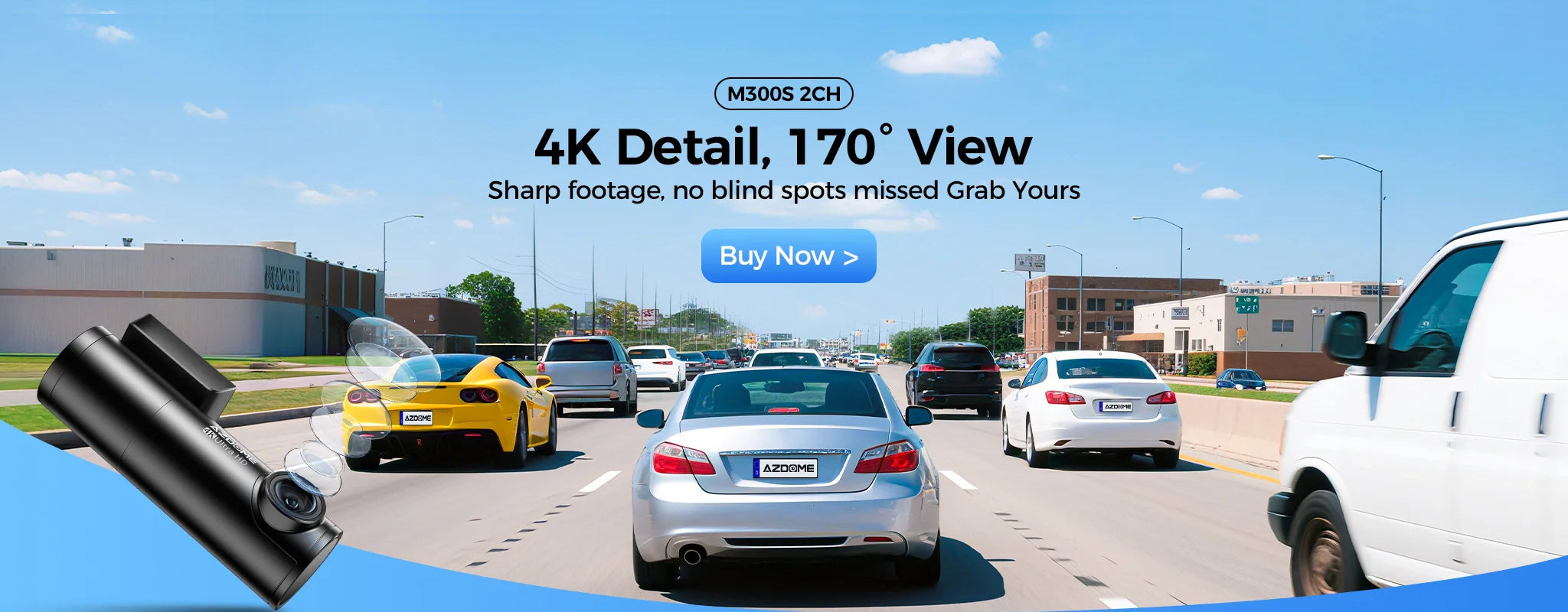 AZDOME Dash Cams Official Store | 4K, 5K Car Cameras