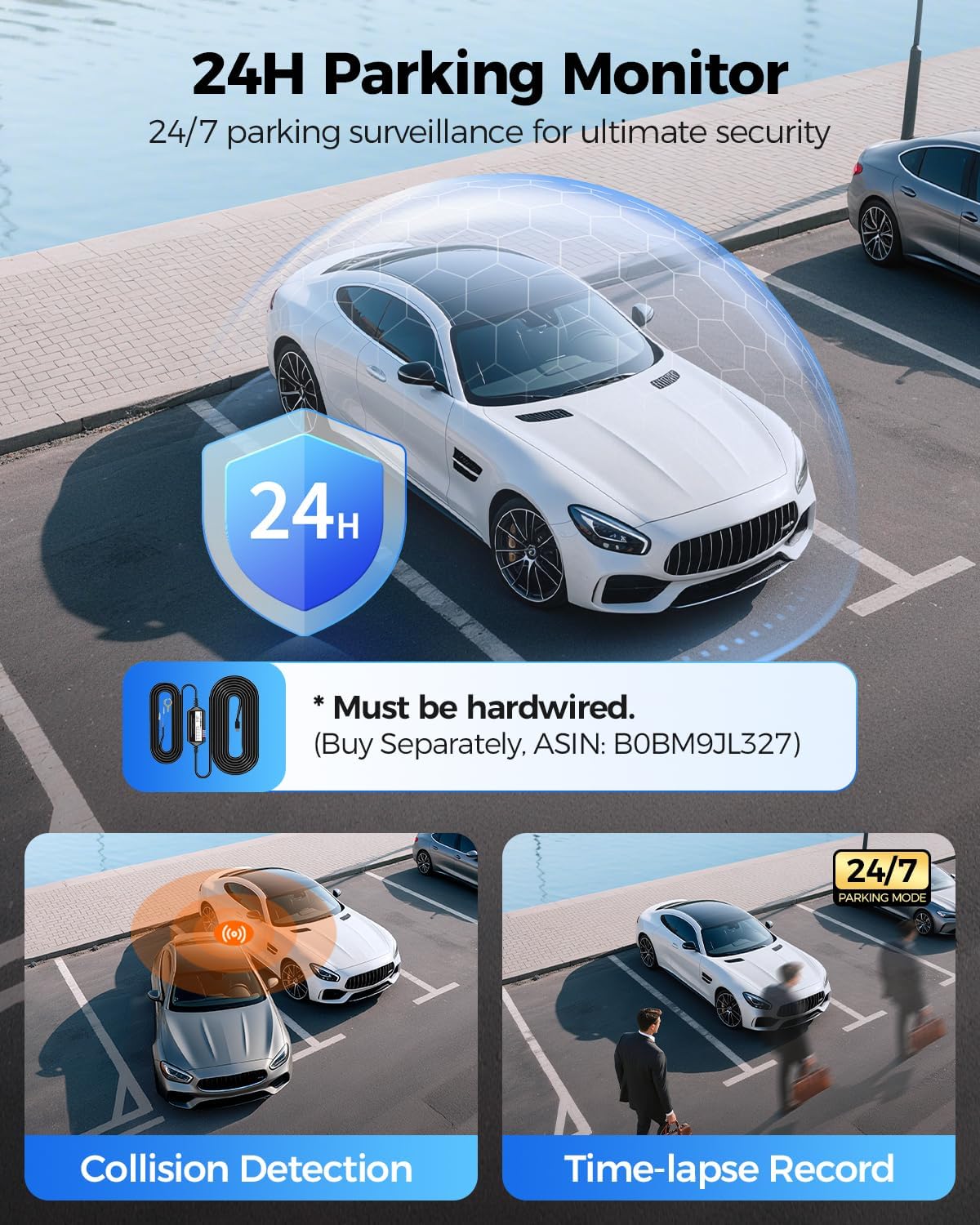 AZDOME PG17 Pro STARVIS 2 Mirror Dash Cam | 4K + 2.5K Dual HDR | 12" Touchscreen ADAS - AZDOME Official Stores