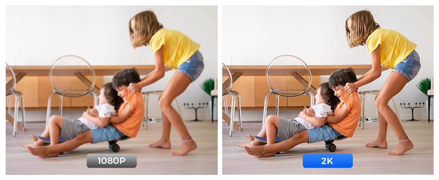 ARPHA Insight 2K Indoor Security Camera | Smart Pet & Home Monitor | AI Human & Sound Detection