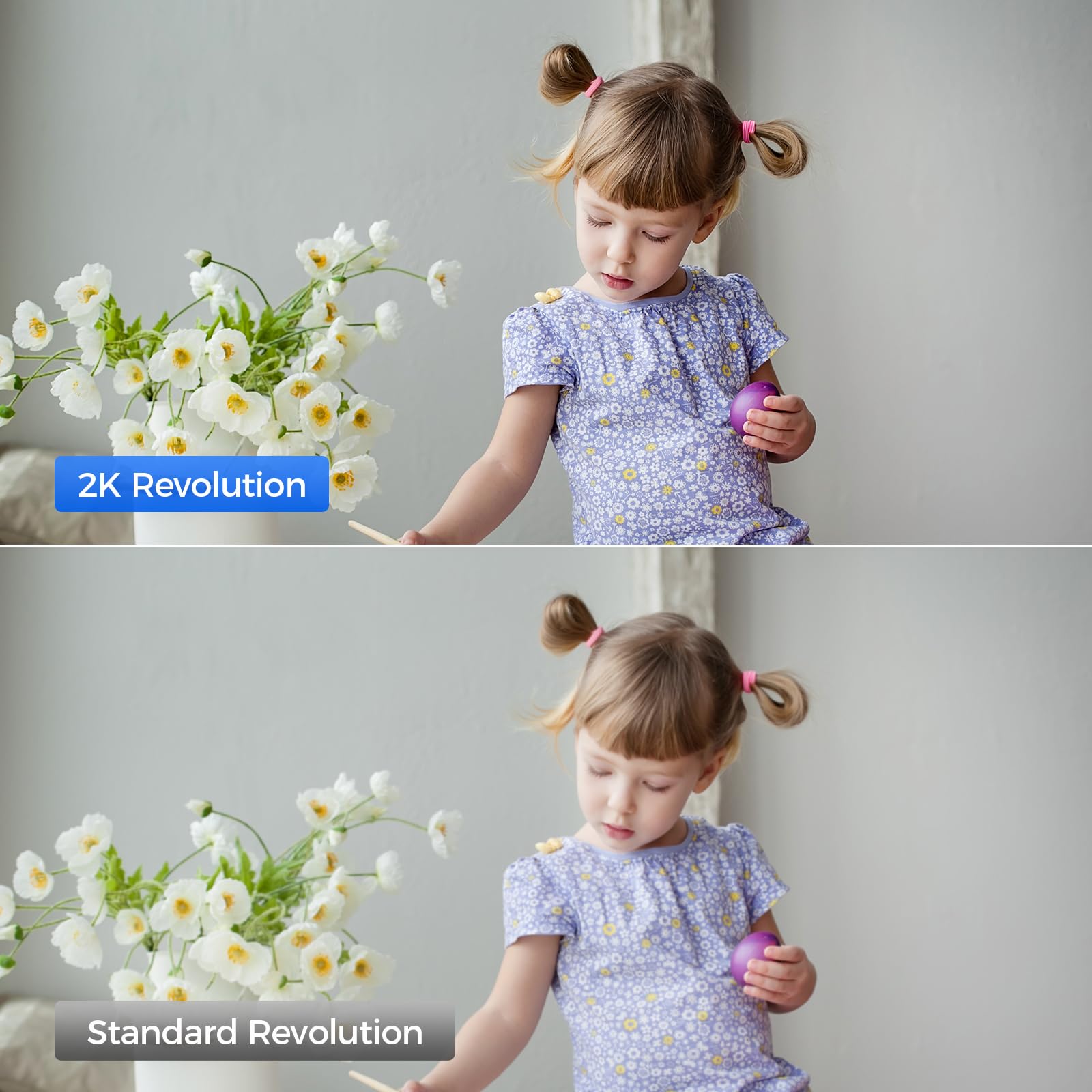 ARPHA Insight 2K Indoor Security Camera | Smart Pet & Home Monitor | AI Human & Sound Detection