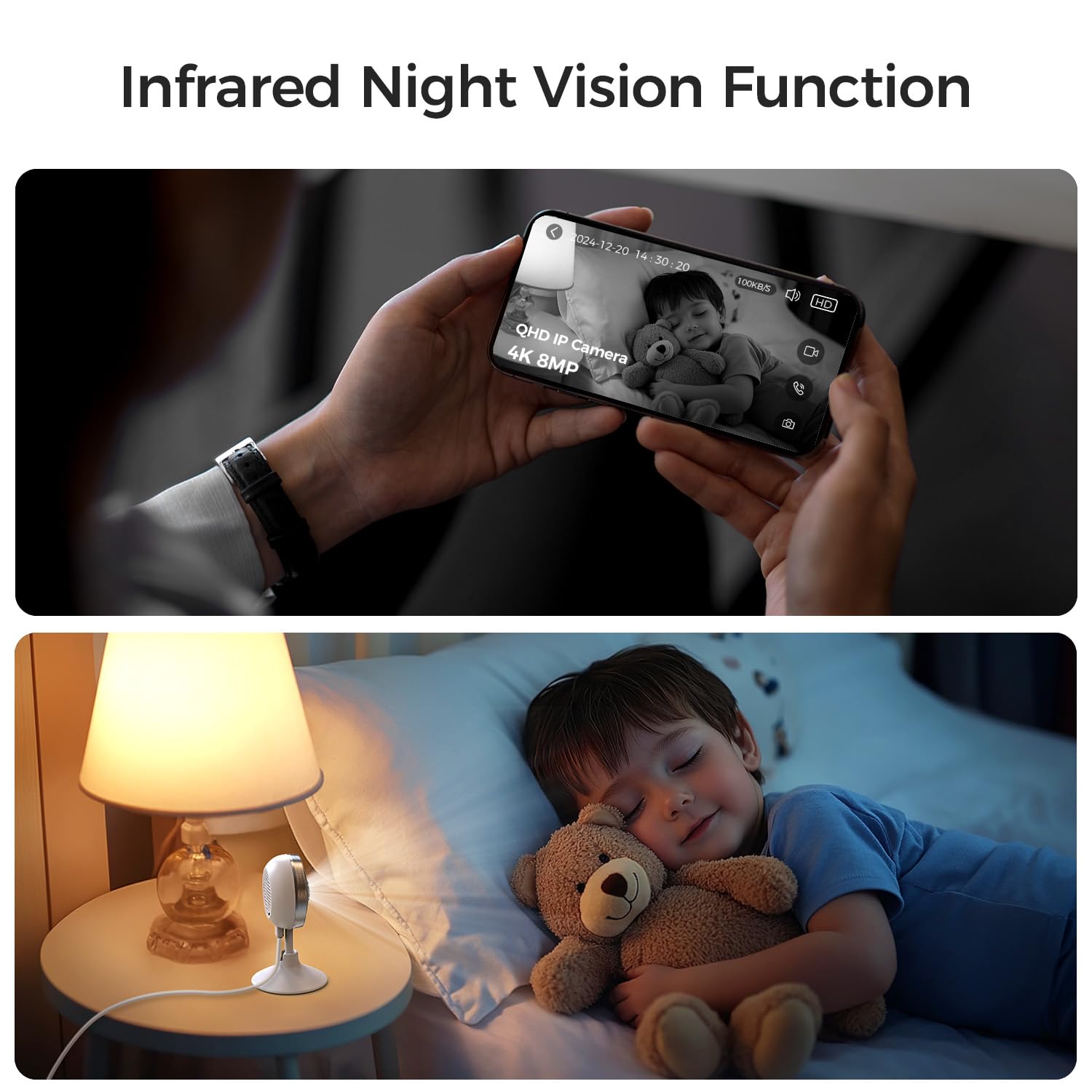 ARPHA Guard 4K Wireless Outdoor Camera | 8MP Color Night Vision | Battery Powered & IP67