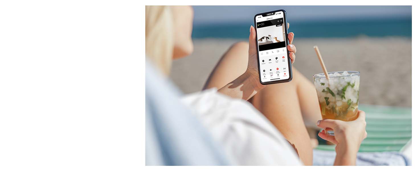 ARPHA Insight 2K Indoor Security Camera | Smart Pet & Home Monitor | AI Human & Sound Detection