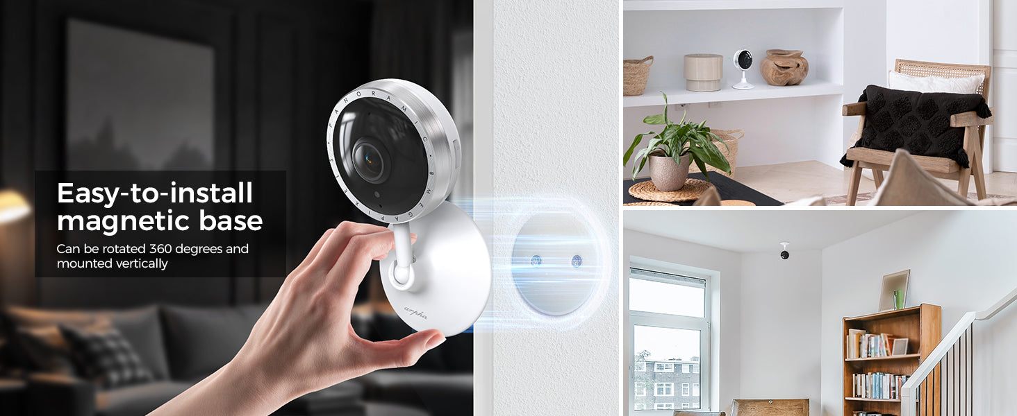 ARPHA Guard 4K Wireless Outdoor Camera | 8MP Color Night Vision | Battery Powered & IP67