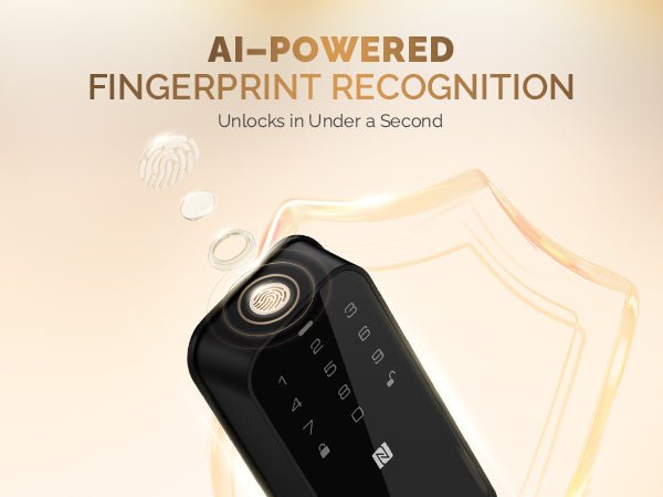 LNDU HK01 Smart Lock | Apple HomeKit Integration | Biometric Fingerprint & NFC - AZDOME Official Stores