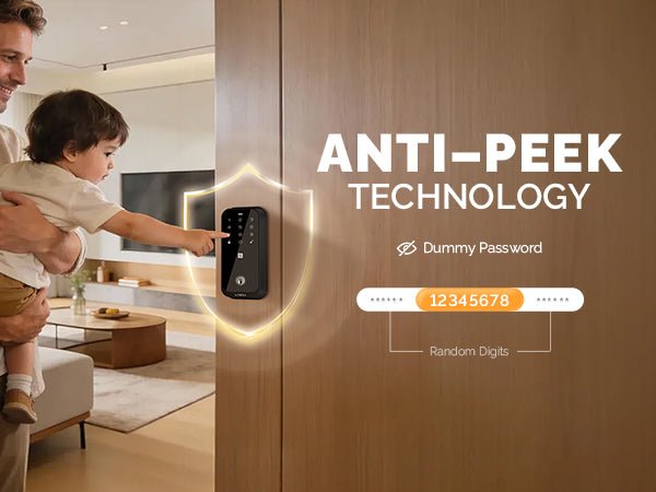 LNDU HK01 Smart Lock | Apple HomeKit Integration | Biometric Fingerprint & NFC - AZDOME Official Stores