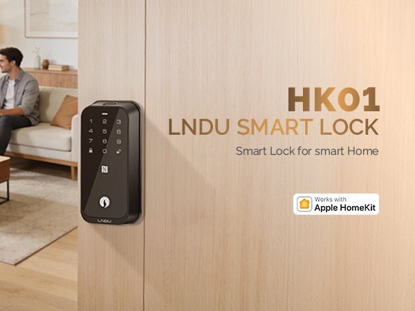 LNDU HK01 Smart Lock | Apple HomeKit Integration | Biometric Fingerprint & NFC - AZDOME Official Stores