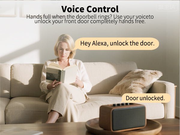 LNDU WL02 WiFi Smart Deadbolt | Alexa & Google Home Voice Control | Anti - Peep Keypad - AZDOME Official Stores