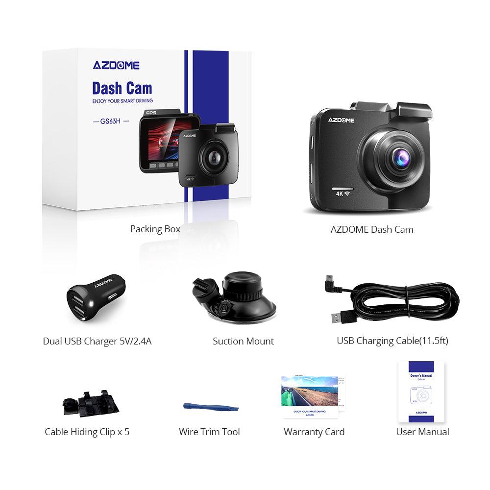 AZDOME GS63H 1CH Dash Cam 4K with Super Night Vision - AZDOME Official Stores